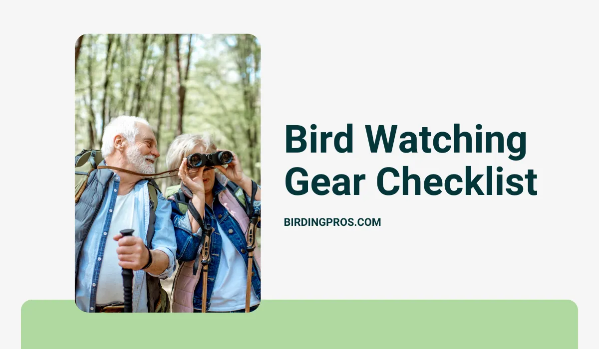 Bird Watching Gear Checklist