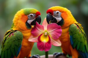 Do Parrots Eat Orchid Nectar