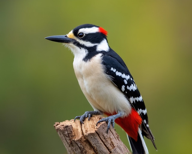 Downy Woodpecker Behavior