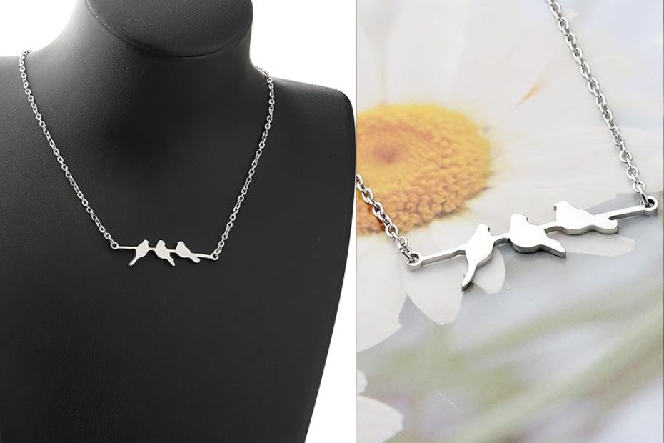 AKTAP Birds on a Branch Necklace