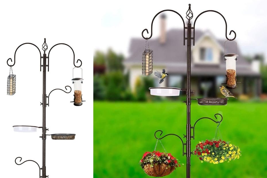 Deluxe Bird Feeding Station Kit Bird Feeder Pole