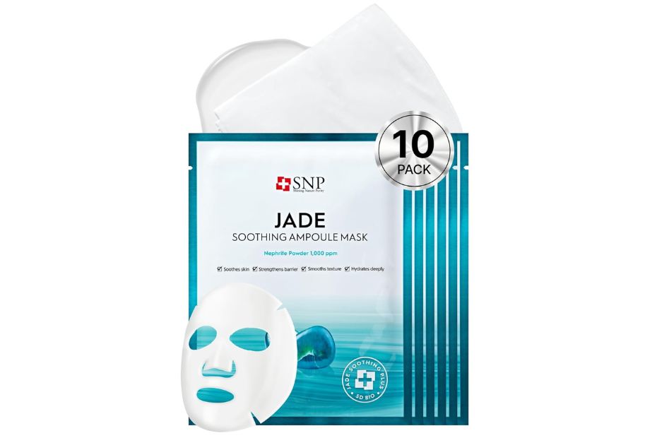 SNP Jade Soothing Ampoule Sheet Mask